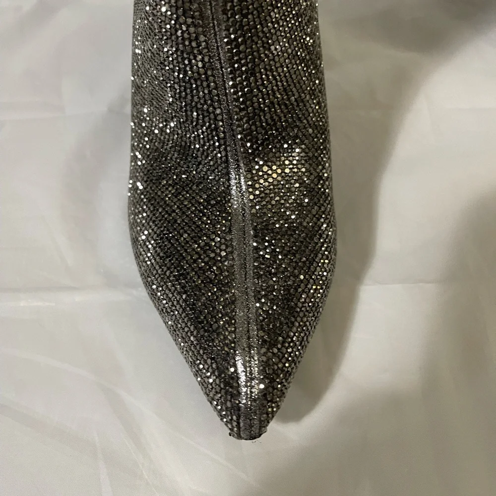 Inc international concepts women’s pewter crystal boots size 7 - Picture 2 of 10